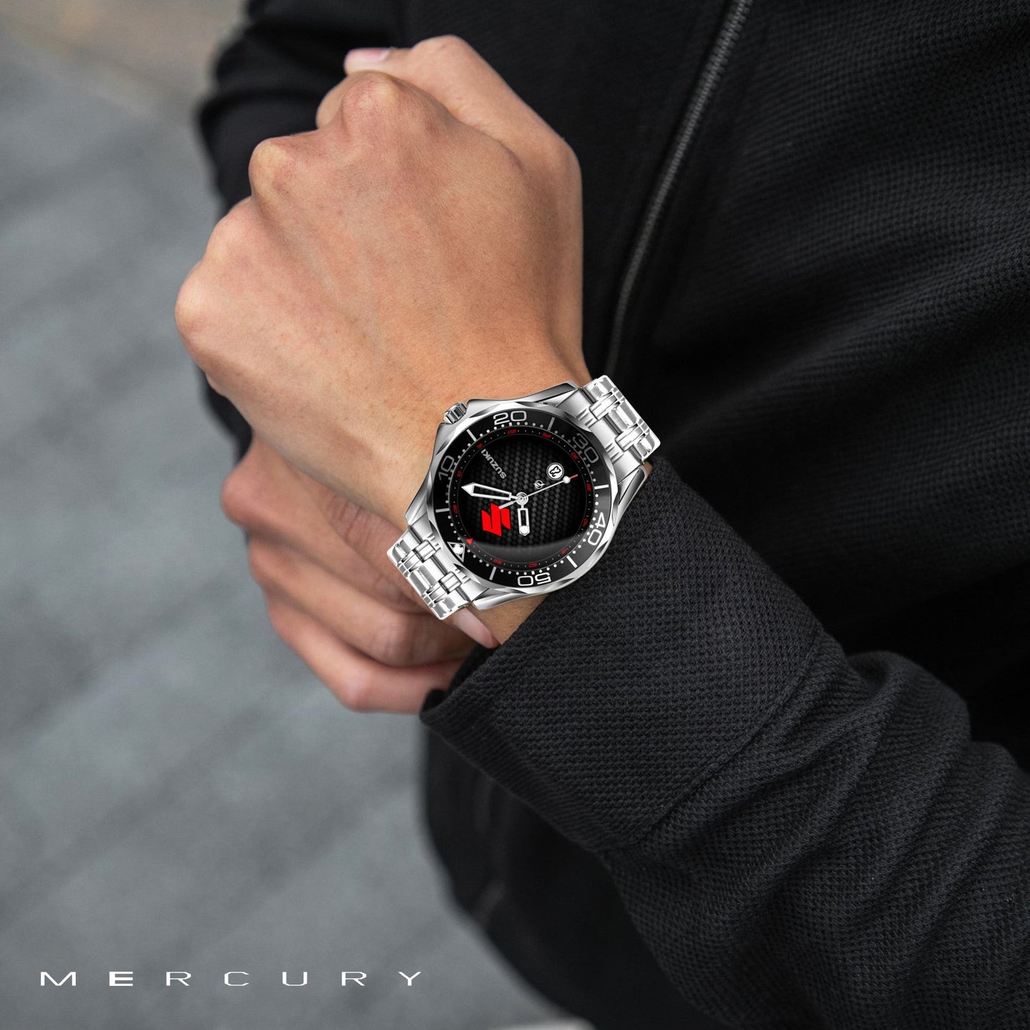Orologio da polso Carbon Look