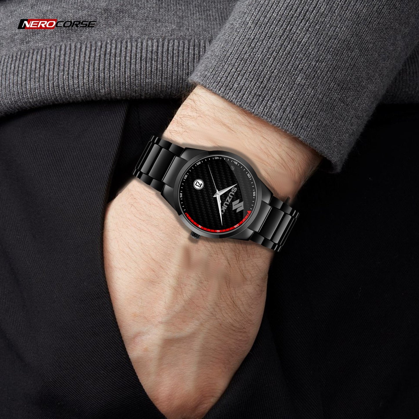 Orologio da polso Carbon Look