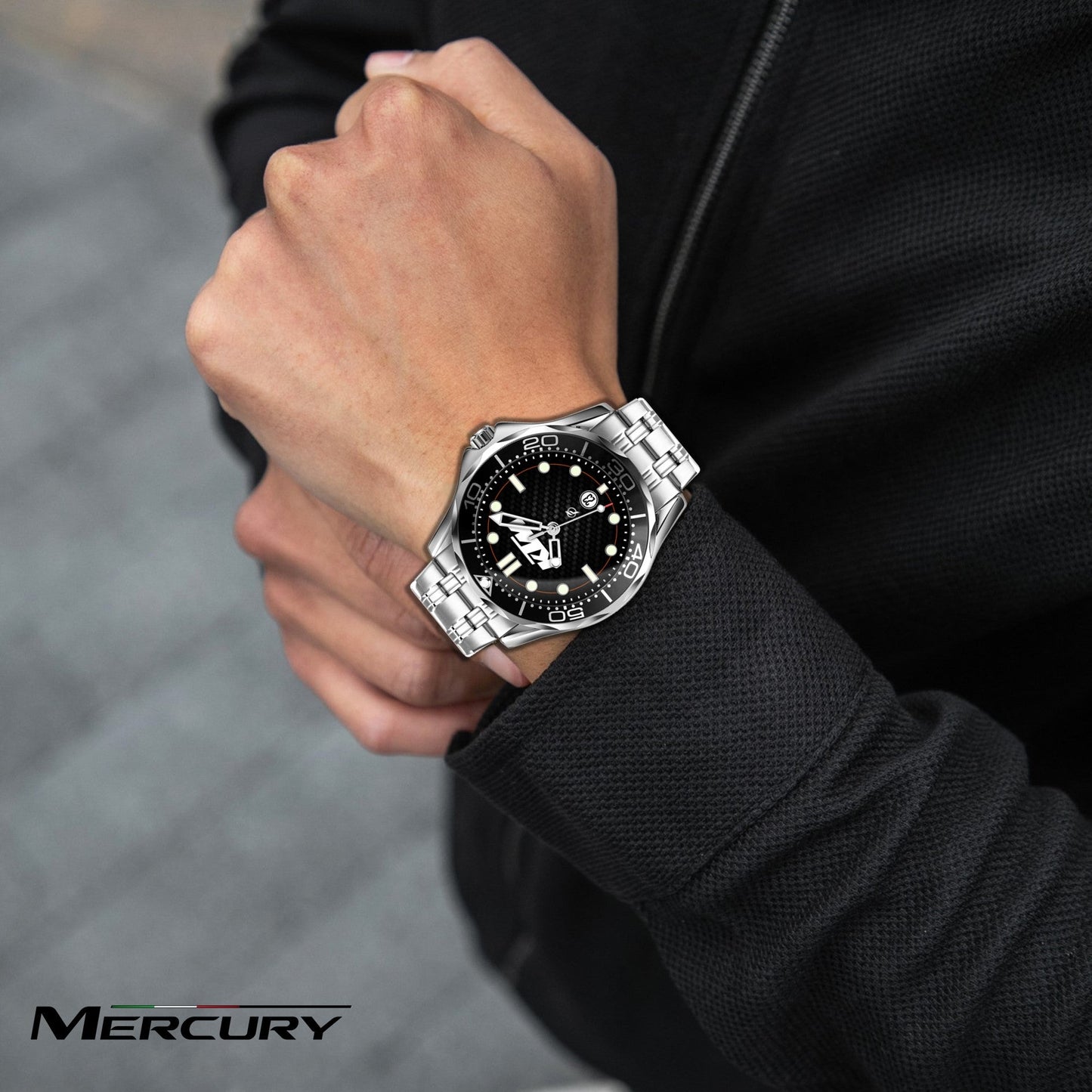 Orologio da polso Carbon Look