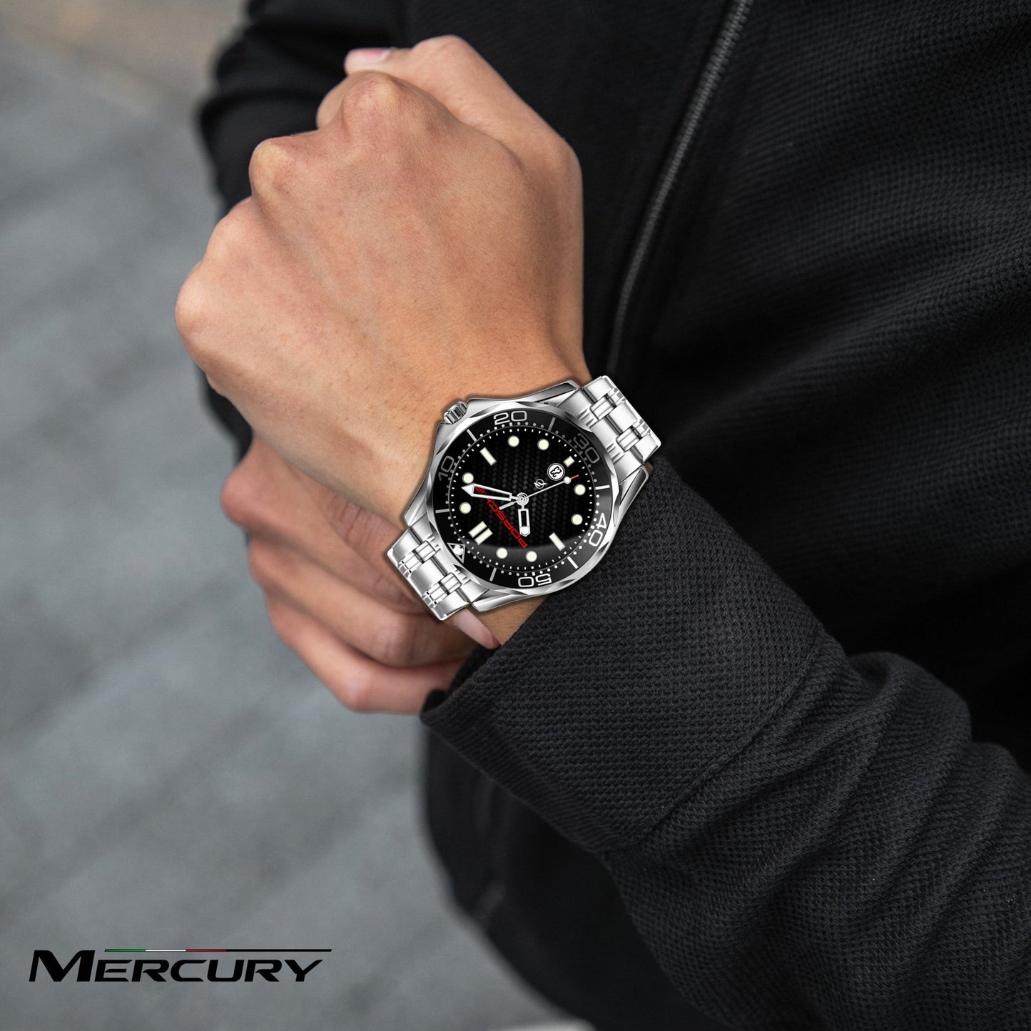 Orologio da polso Carbon Look