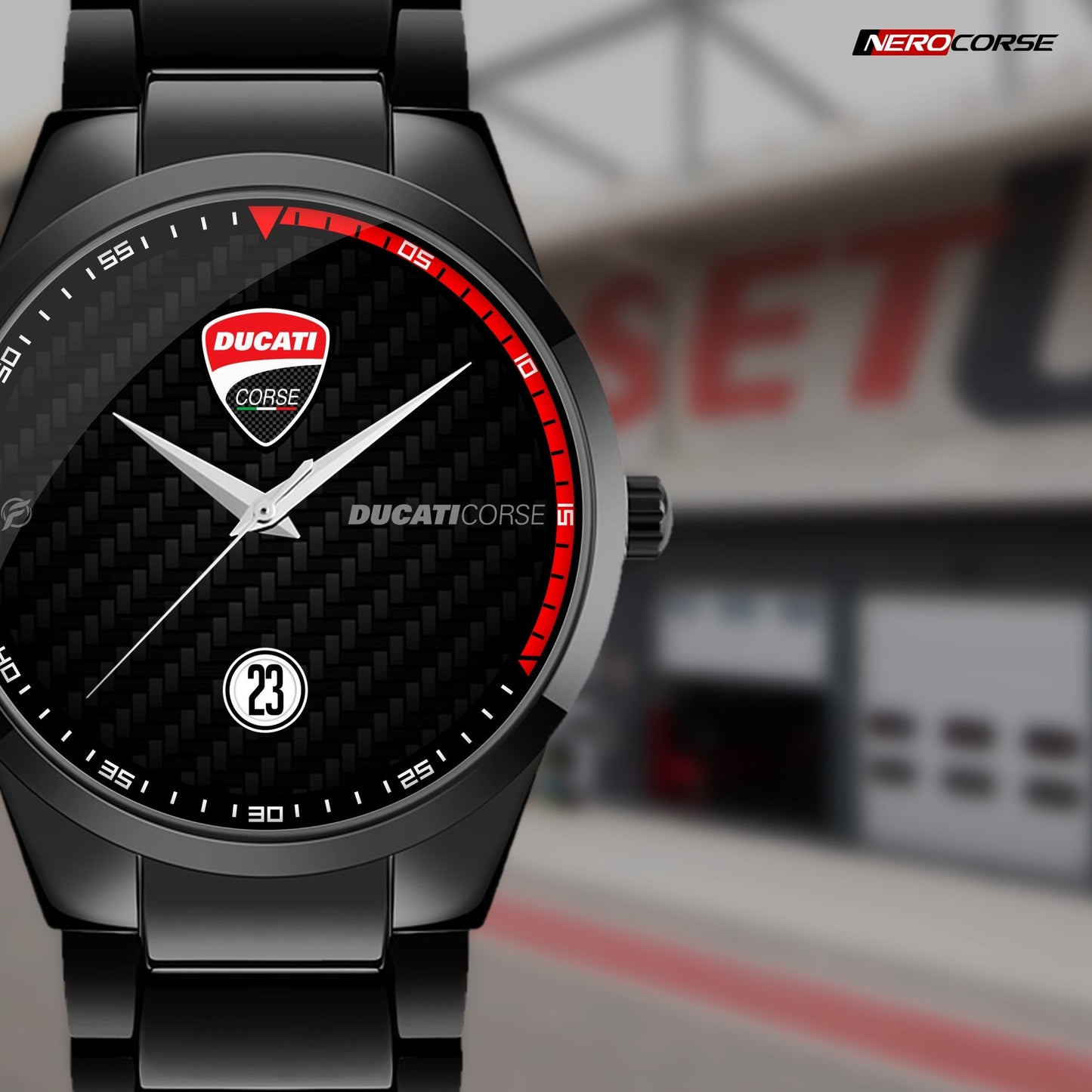 Orologio da polso Carbon Look