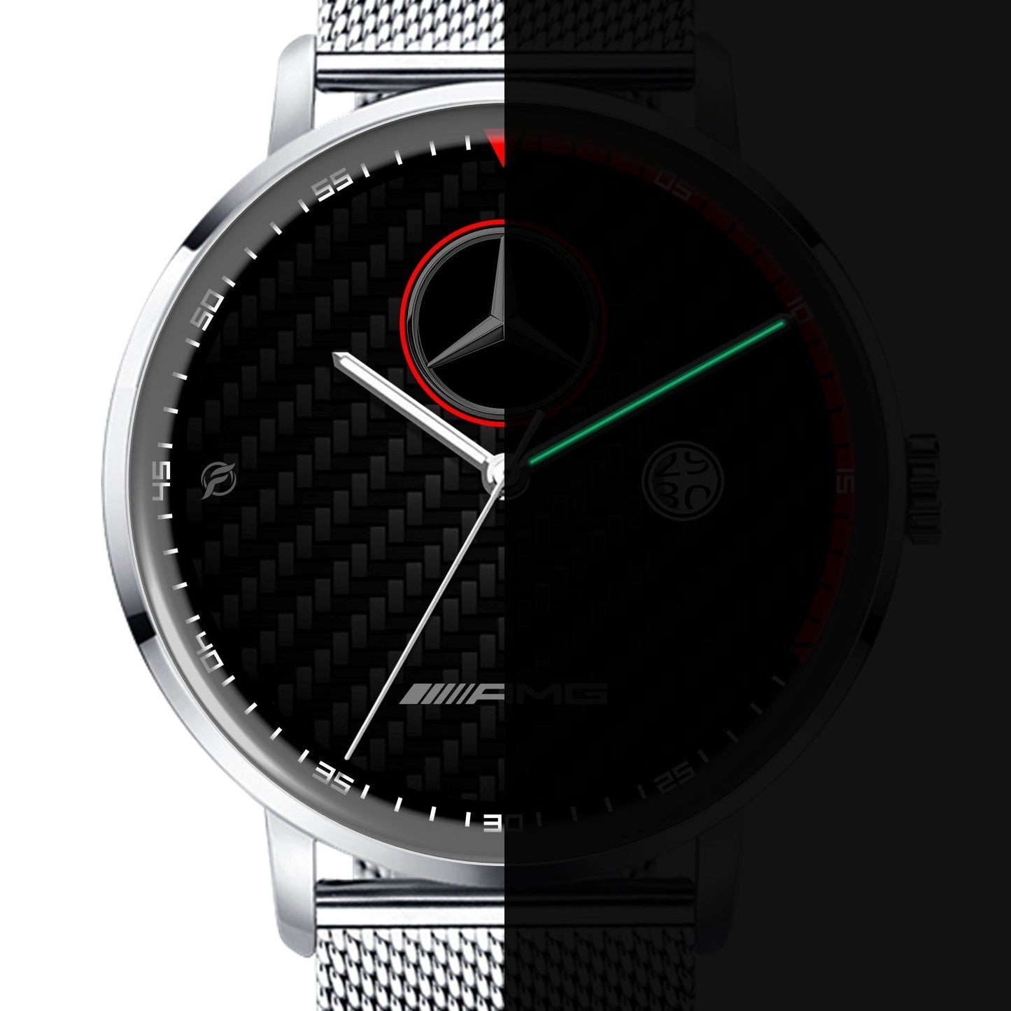 Orologio da polso Carbon Look