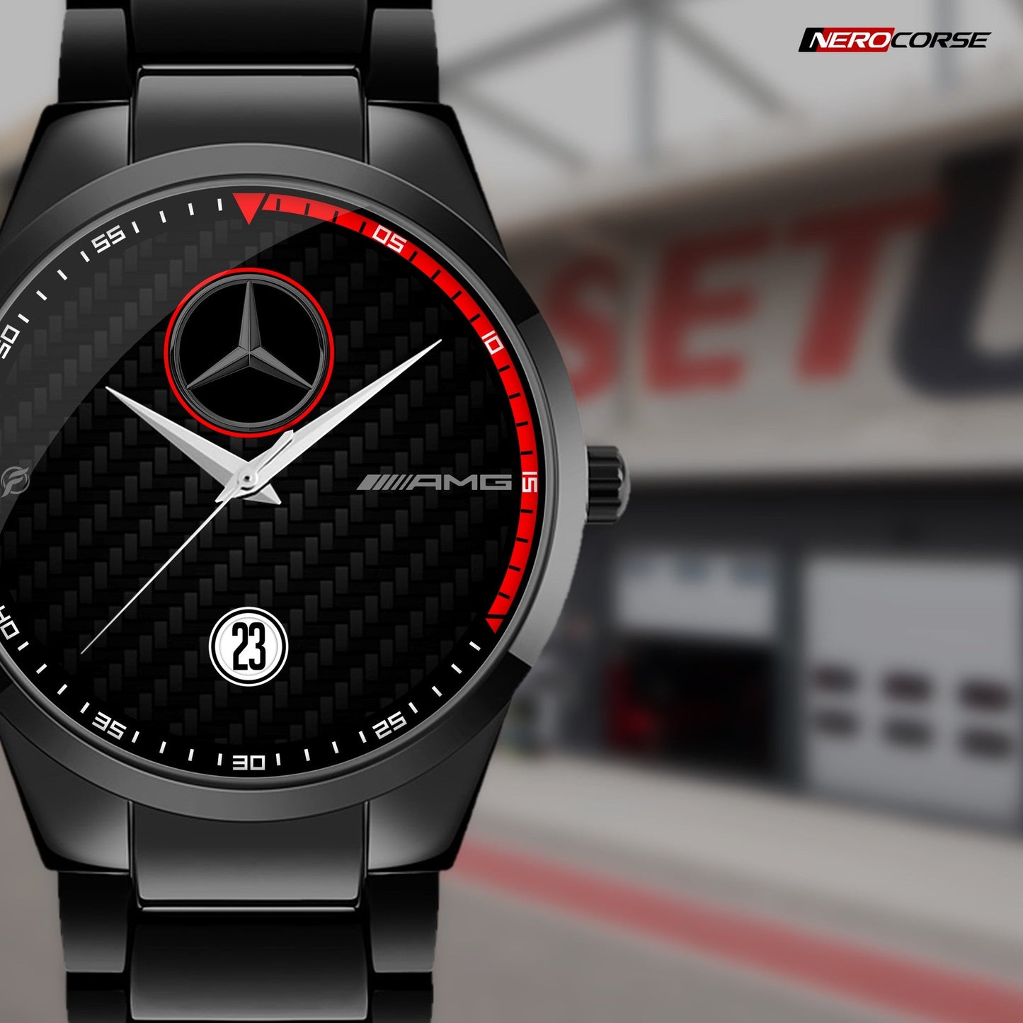 Orologio da polso Carbon Look