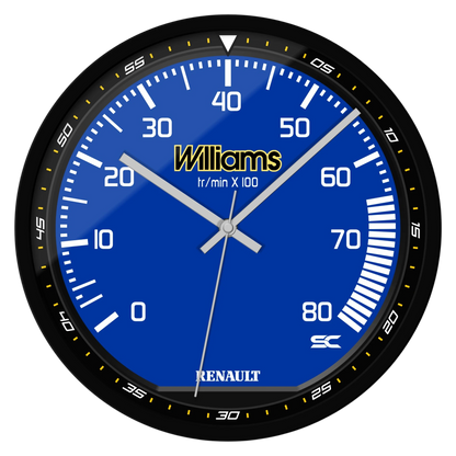 Orologio da Parete 30cm - Contagiri Clio Williams