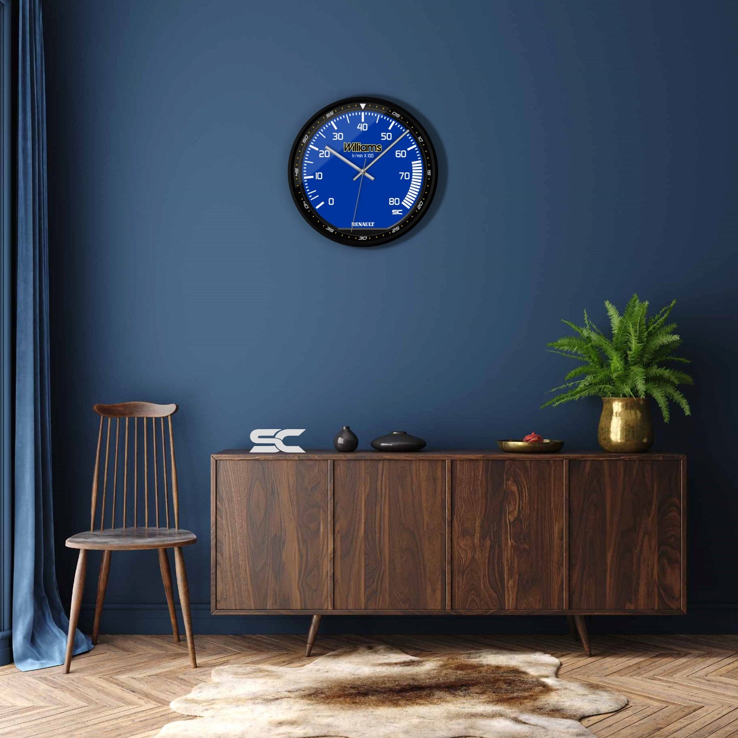 Orologio da Parete 30cm - Contagiri Clio Williams