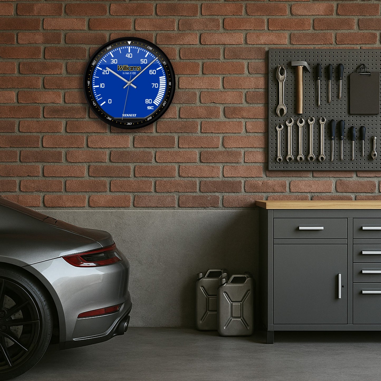 Orologio da Parete 30cm - Contagiri Clio Williams