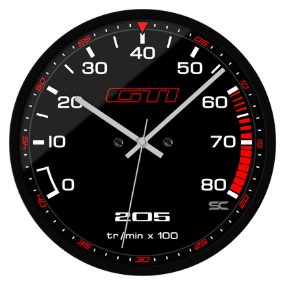 Orologio da Parete 30cm - Contagiri 205 GTI