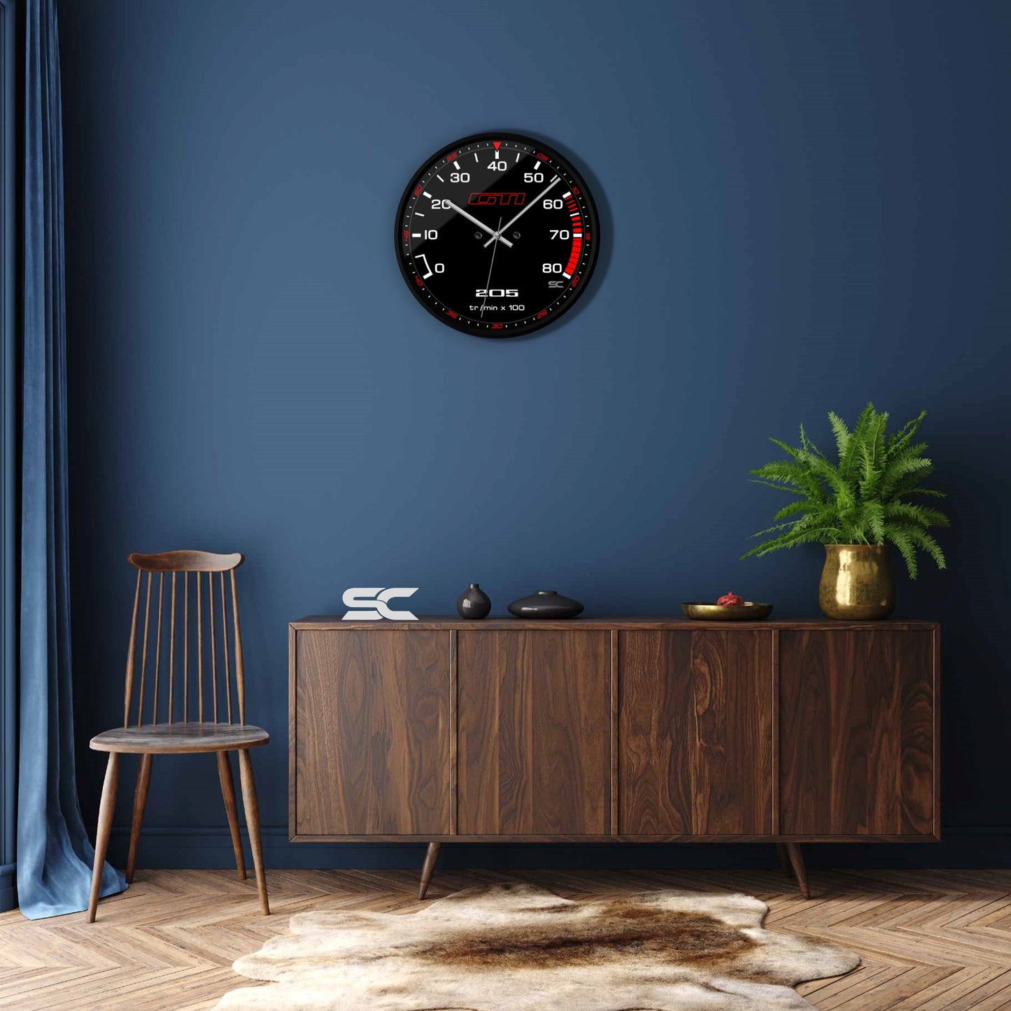 Orologio da Parete 30cm - Contagiri 205 GTI