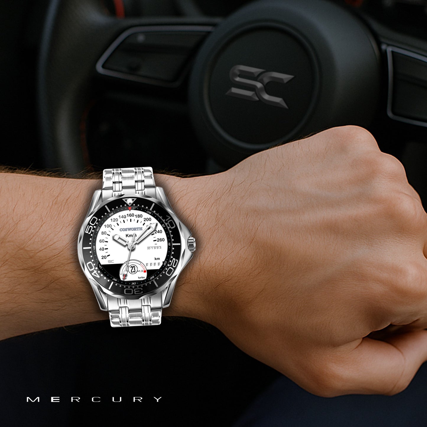 Orologio da Polso con ContaKM Cosworth