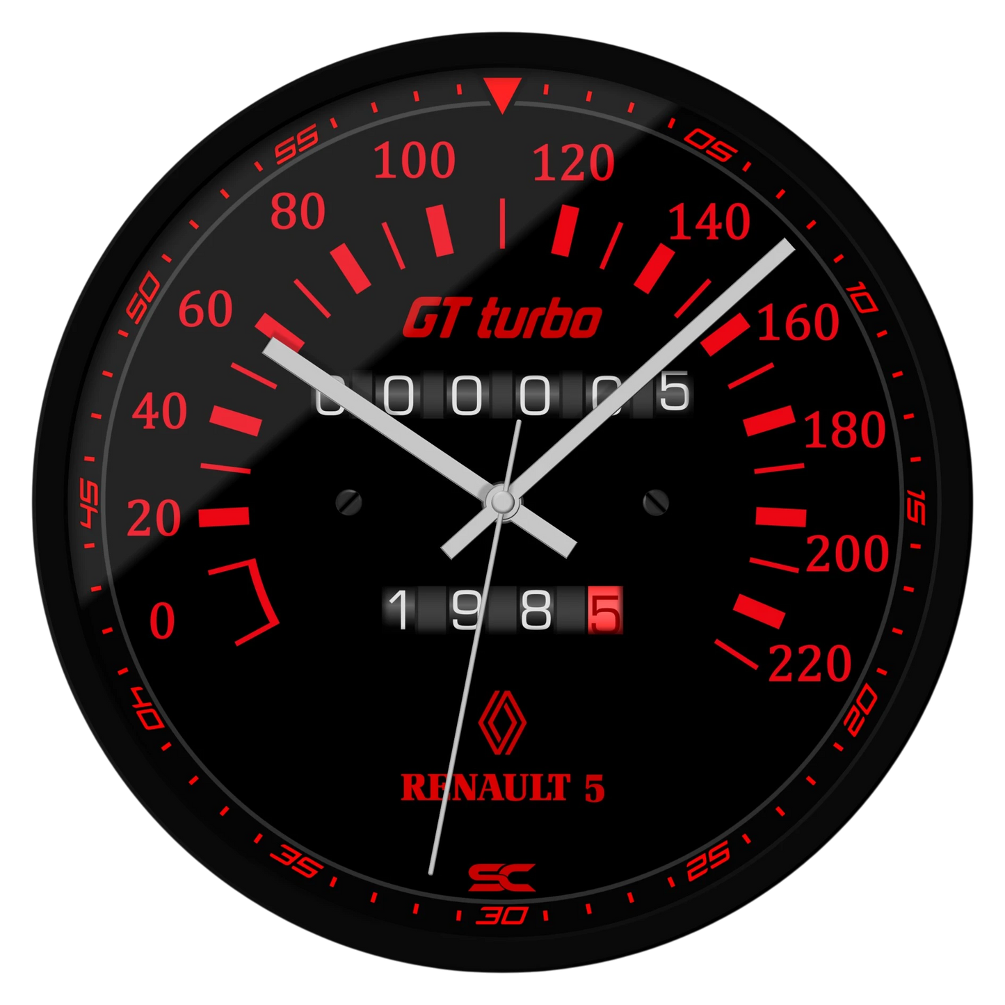 Orologio da Parete 30cm - Contakm 5 GT Turbo