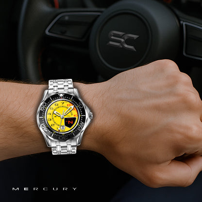 Orologio da Polso con Contagiri Race Giallo