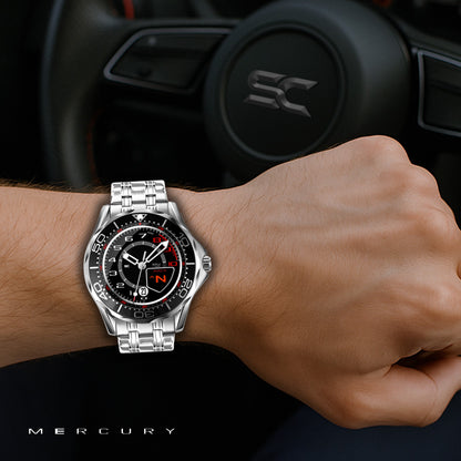 Orologio da Polso con Contagiri Race Nero