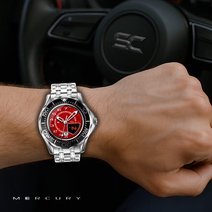 Orologio da Polso con Contagiri Race Rosso