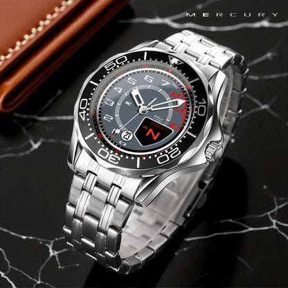 Orologio da Polso con Contagiri Race Grigio