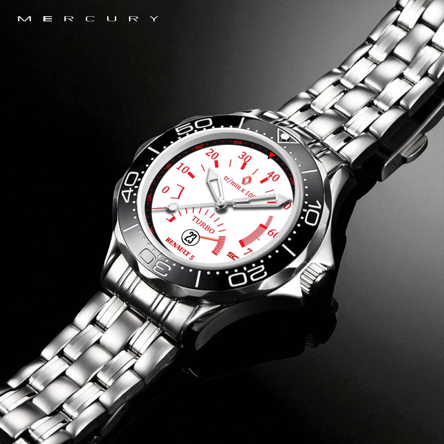 Orologio da Polso con Contagiri R5 GT Turbo Edizione Bianca