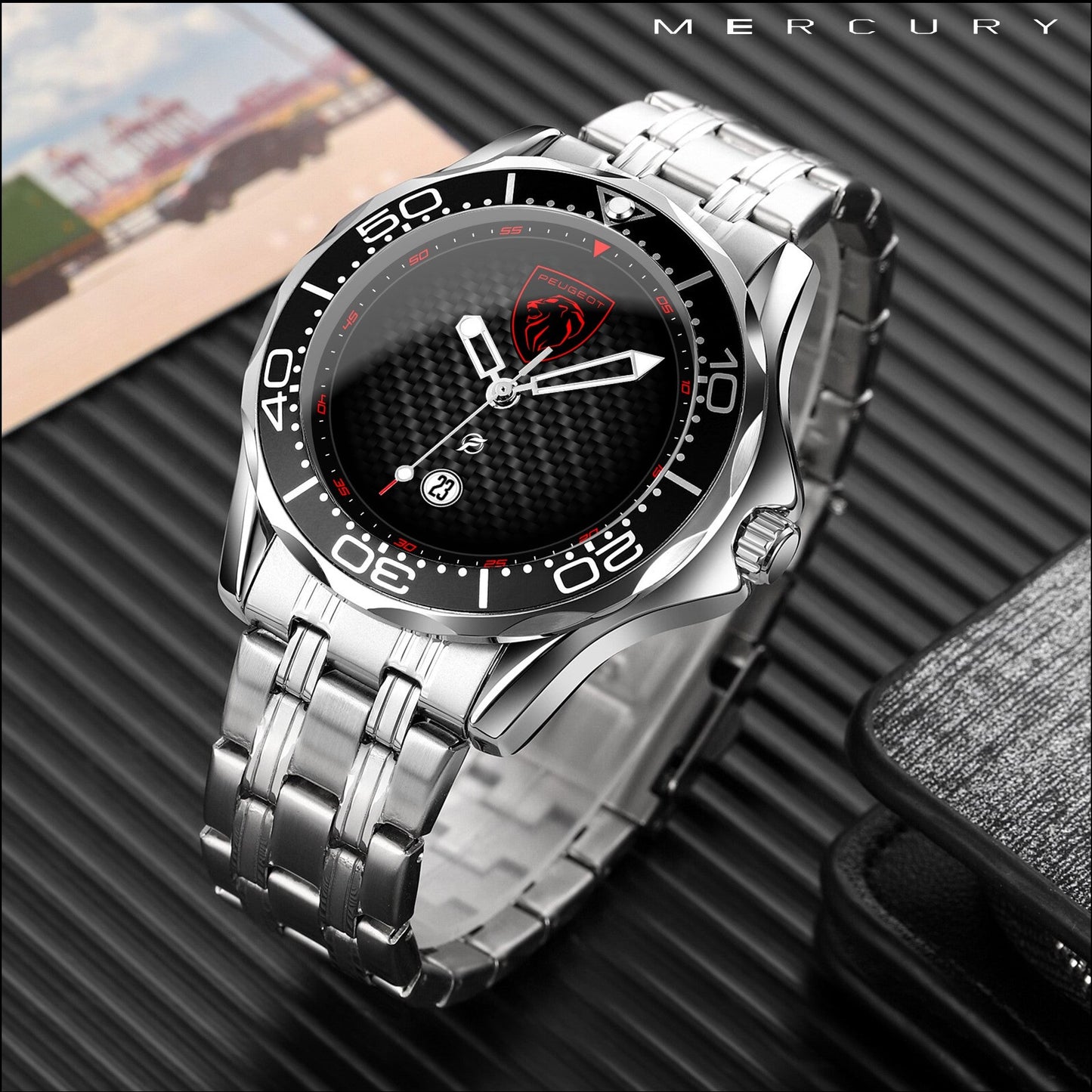 Orologio da polso Carbon Look